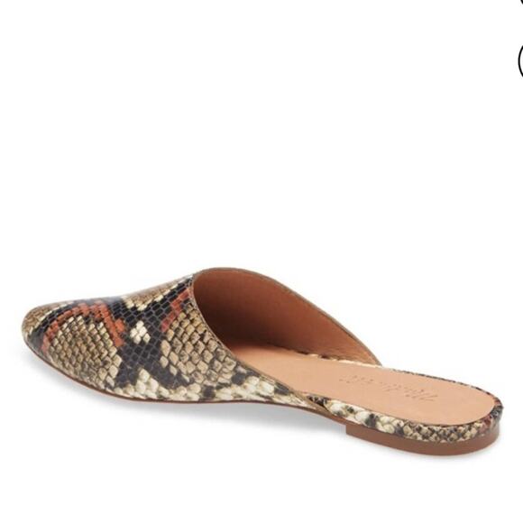 Madewell Remi Mule In Spiced Cider Multi Snake Print Size 8 - Picture 4 of 7
